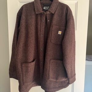 Carhartt Maroon  Shacket-NWOT
